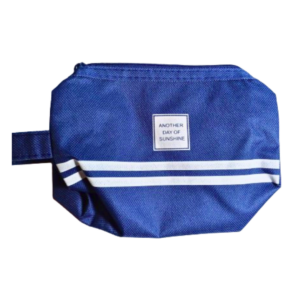 ESTUCHE DE LAPICES PEQUEÑO FRANJAS BLANCAS