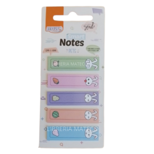 POST IT NOTAS ADHESIVAS SEÑALIZADORES CONEJITO