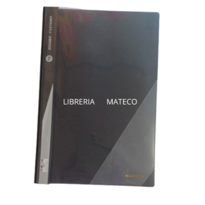 FOLDER PLASTICO T-5 NEGRO TAMAÑO OFICIO MADISON