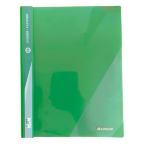 FOLDER PLASTICO T-6 VERDE TAMAÑO CARTA MADISON