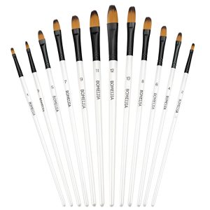 SET PINCEL LENGUA DE GATO 12 PZAS