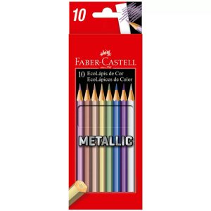 COLORES METALICOS 10 PZAS FABER CASTELL