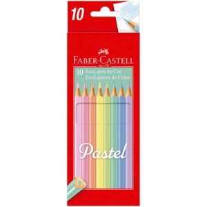 COLORES 10 PZAS PASTEL FABER CASTELL
