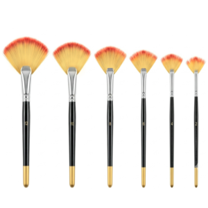 SET PINCEL ABANICO 6 PZAS