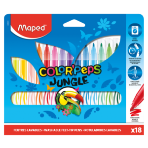 MARCADORES 18 PZAS JUNGLE MAPED