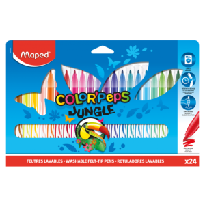 MARCADORES 24 PZAS JUNGLE MAPED