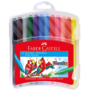 MARCADORES 12 PZAS FIESTA ESTUCHE RIGIDO FABER CASTELL