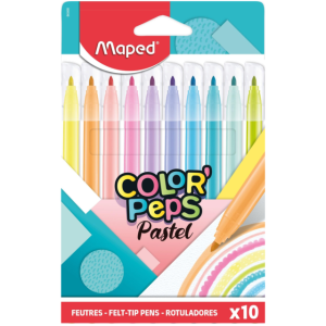 MARCADORES 10 PZAS PASTEL MAPED