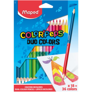 COLORES DUO 18 PZAS 36 COLORES MAPED