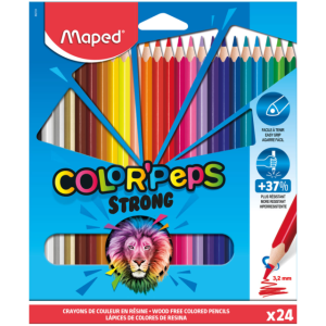 COLORES 24 PZAS STRONG MAPED