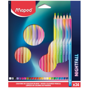 COLORES 24 PZAS NIGHTFALL MAPED