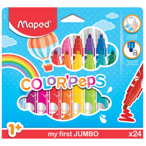 MARCADORES 24 PZAS JUMBO MAPED
