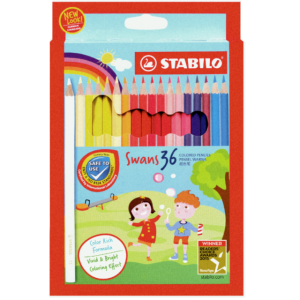 COLORES 36 PZAS SWANS STABILO