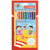 COLORES TRIO THICK ACUARELABLES 12 PZAS STABILO