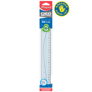 REGLA PARA ZURDOS 30 CM MAPED