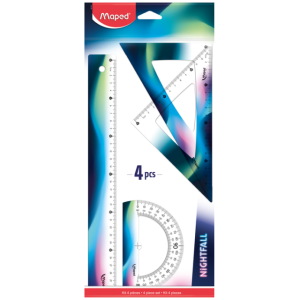 ESTUCHE GEOMETRICO 30 CM NIGHTFALL MAPED