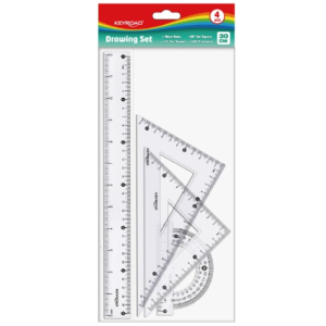 ESTUCHE GEOMETRICO 30 CM KEYROAD