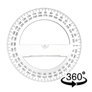 TRANSPORTADOR 360 GRADOS