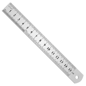 REGLA METALICA 15 CM