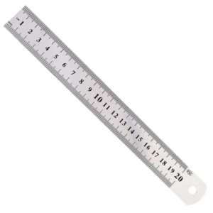 REGLA METALICA 20 CM