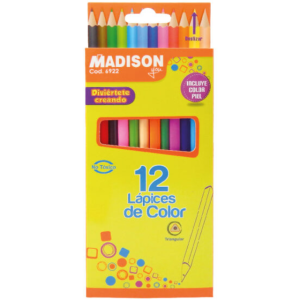 COLORES 12 PZAS LARGOS