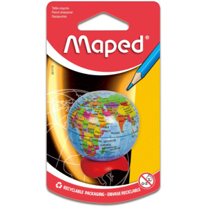 TAJADOR 1 ORIFICIO MAPA MUNDI GLOBE MAPED