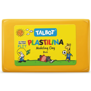 PLASTILINA EN BARRA NEON NARANJA 150 GR
