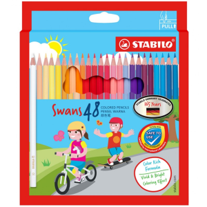 COLORES 48 PZAS SWANS STABILO