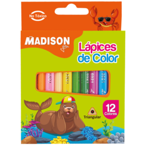 COLORES 12 PZAS CORTOS MADISON