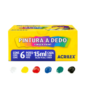 TEMPERA 6 COLORES 15 ML ACRILEX