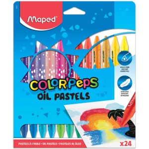 PASTELES AL OLEO 24 PZAS MAPED