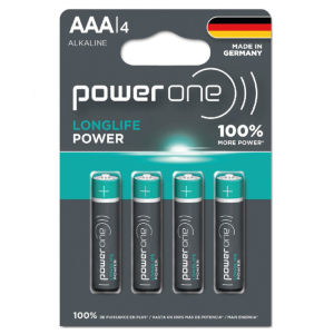 PILAS AAA ALKALINAS LONGLIFE POWER ONE BLISTER X 4 PZAS