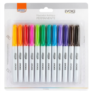 MARCADOR ARTISTICO PERMANENTE 12 PZAS BRW