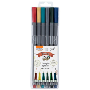 MARCADOR FINELINER VINTAGE 6 PZAS BRW