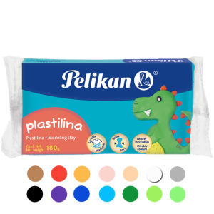 PLASTILINA EN BARRA COLORES ENTEROS PELIKAN