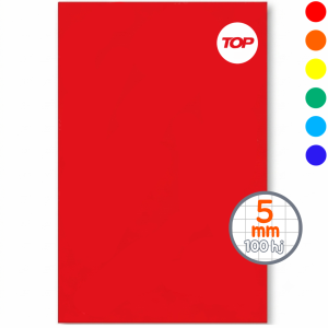 CUADERNO EMPASTADO PLENO TAMAÑO OFICIO 100 HOJAS C/CORRIENTE TOP