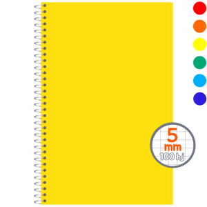 CUADERNO ESPIRAL PLENO TAMAÑO OFICIO 100 HOJAS C/CORRIENTE